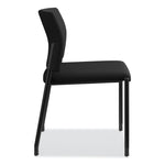 Accommodate Series Guest Chair, Fabric Upholstery, 23.25" x 22.25" x 32", Black Seat/Back, Black Base, 2/Carton