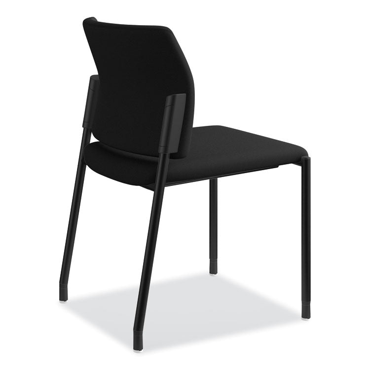 Accommodate Series Guest Chair, Fabric Upholstery, 23.25" x 22.25" x 32", Black Seat/Back, Black Base, 2/Carton