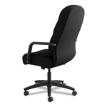 Pillow-Soft 2090 Series Executive High-Back Swivel/tilt Chair, Supports Up To 300 Lb, 17" To 21" Seat Height, Black