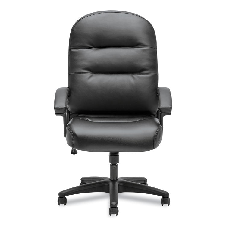 Pillow-Soft 2090 Series Executive High-Back Swivel/tilt Chair, Supports Up To 250 Lb, 16" To 21" Seat Height, Black