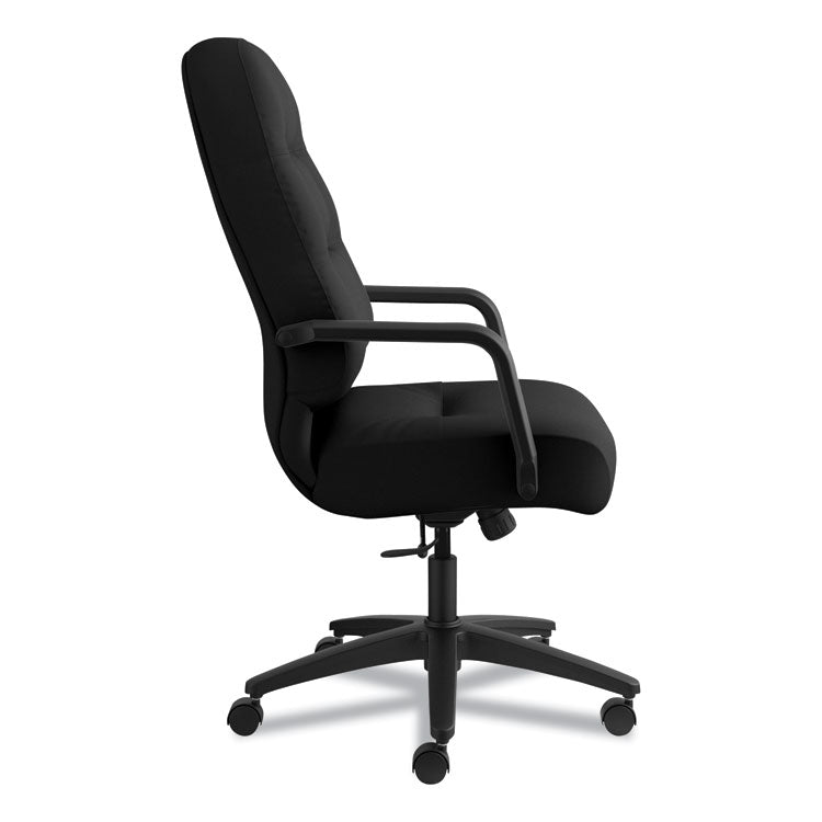 Pillow-Soft 2090 Series Executive High-Back Swivel/tilt Chair, Supports Up To 300 Lb, 17" To 21" Seat Height, Black