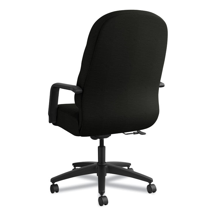 Pillow-Soft 2090 Series Executive High-Back Swivel/tilt Chair, Supports Up To 300 Lb, 16.75" To 21.25" Seat Height, Black