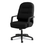 Pillow-Soft 2090 Series Executive High-Back Swivel/tilt Chair, Supports Up To 300 Lb, 17" To 21" Seat Height, Black
