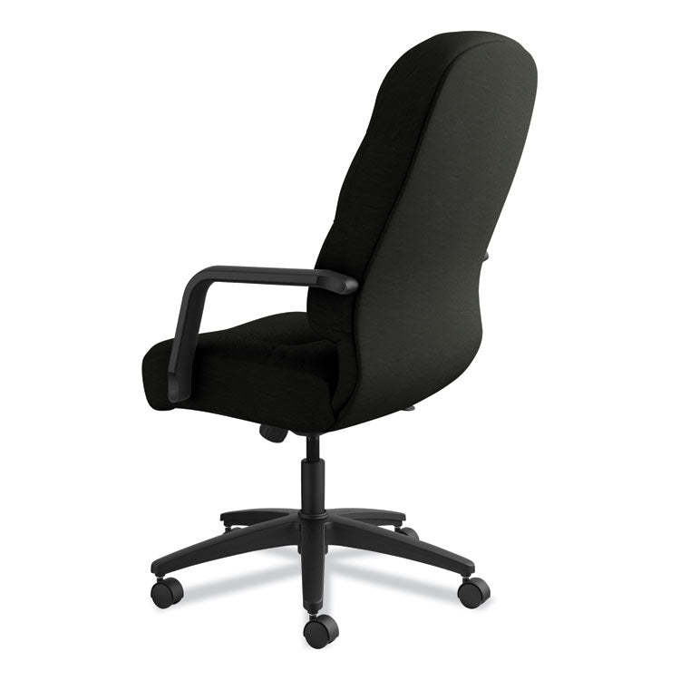 Pillow-Soft 2090 Series Executive High-Back Swivel/tilt Chair, Supports Up To 300 Lb, 16.75" To 21.25" Seat Height, Black