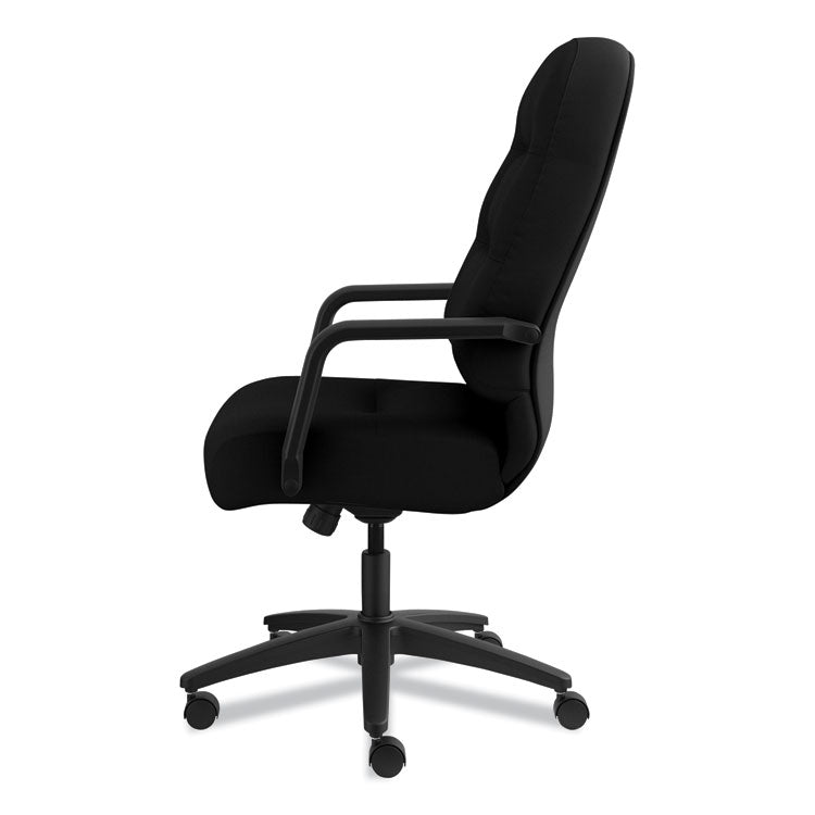 Pillow-Soft 2090 Series Executive High-Back Swivel/tilt Chair, Supports Up To 300 Lb, 17" To 21" Seat Height, Black
