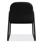 Pillow-Soft 2090 Series Guest Arm Chair, Fabric Upholstery, 23.25" x 28" x 36", Black Seat, Black Back, Black Base