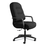Pillow-Soft 2090 Series Executive High-Back Swivel/tilt Chair, Supports Up To 300 Lb, 17" To 21" Seat Height, Black