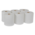 Universal Hand Towel Roll, 1-Ply, 7.88" x 800 ft, White, 6 Rolls/Carton