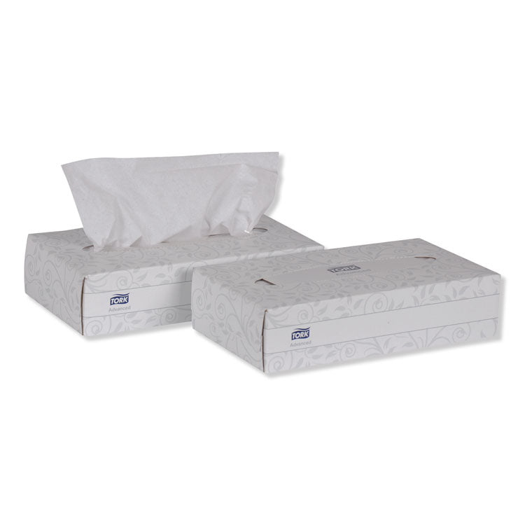 Advanced Facial Tissue, 2-Ply, White, Flat Box, 100 Sheets/box, 30 Boxes/carton