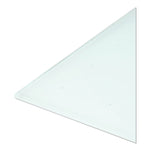 Floating Glass Ghost Grid Dry Erase Board, 36" x 24" (Actual Size: 35" x 23"), White Surface