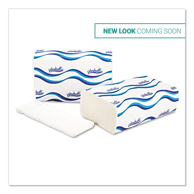 Multifold Paper Towels, 1-Ply, White, 9.25 x 9.5, 250/Pack, 16 Packs/Carton