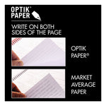 Flexible Cover Twinwire Notebooks, SCRIBZEE Compatible, 1-Subject, Wide/Legal Rule, Black/Red Cover, (70) 11.75 x 8.25 Sheets