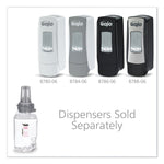 Clear and Mild Foam Handwash Refill, For ADX-7 Dispenser, Fragrance-Free, 700 mL, 4/Carton