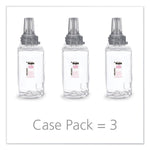 Clear and Mild Foam Handwash Refill, For ADX-12 Dispenser, Fragrance-Free, 1,250 mL, 3/Carton