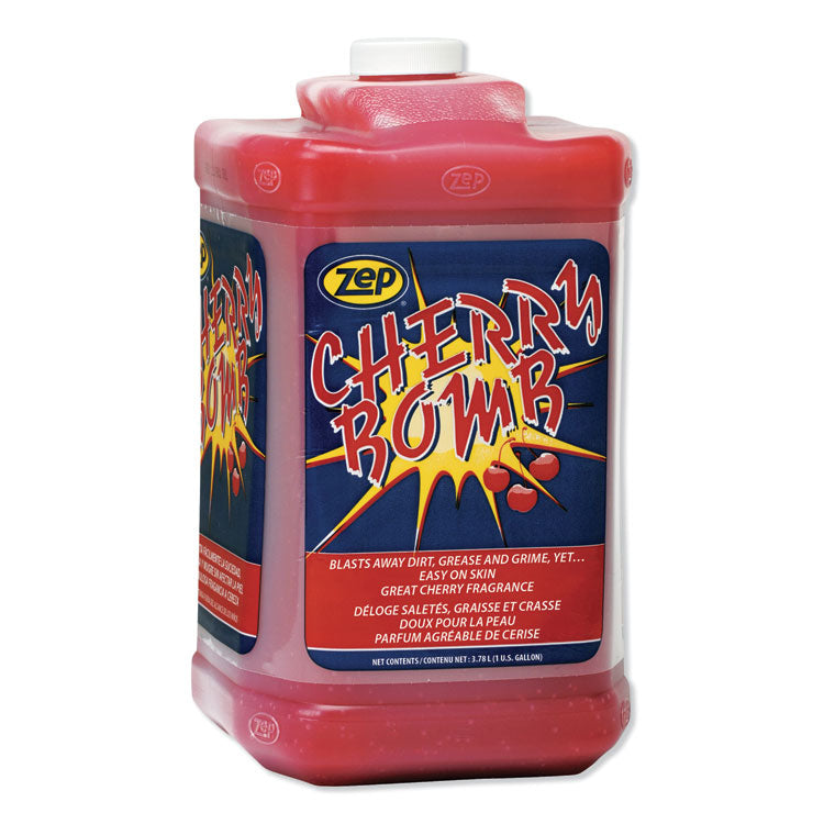 Cherry Bomb Hand Cleaner Refill, Cherry Scent, 1 gal, 4/Carton