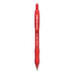 Profile Gel Pen, Retractable, Medium 0.7 Mm, Red Ink, Translucent Red Barrel, Dozen