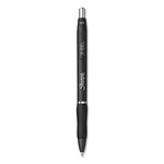 S-Gel High-Performance Gel Pen, Retractable, Medium 0.7 Mm, Black Ink, Black Barrel, Dozen
