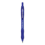 Profile Gel Pen, Retractable, Medium 0.7 Mm, Blue Ink, Translucent Blue Barrel, Dozen