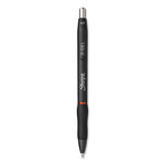 S-Gel High-Performance Gel Pen, Retractable, Medium 0.7 Mm, Red Ink, Black Barrel, Dozen