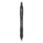 Profile Gel Pen, Retractable, Bold 1 Mm, Black Ink, Translucent Black Barrel, Dozen