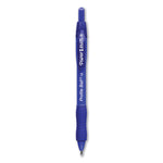 Profile Ballpoint Pen, Retractable, Medium 1 Mm, Blue Ink, Translucent Blue Barrel, 4/pack