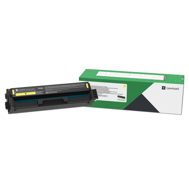 C331hy0 Return Program High-Yield Toner, 2,500 Page-Yield, Yellow