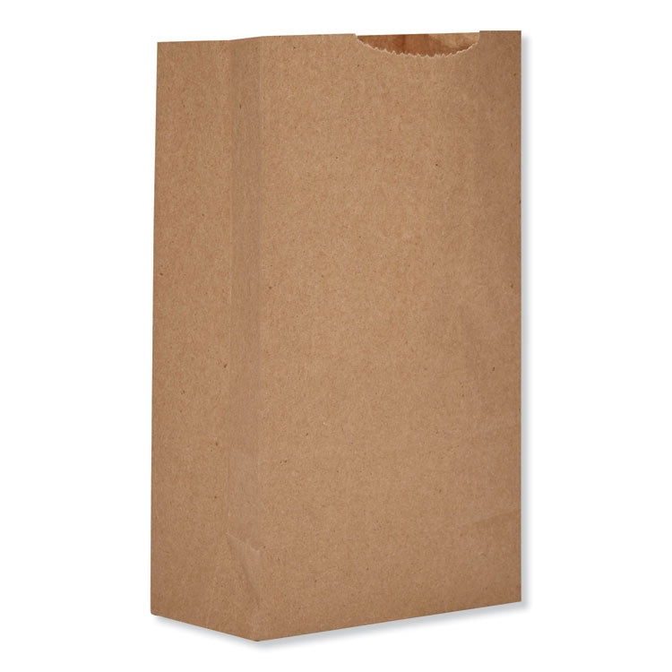 Grocery Paper Bags, 2# Size, X-Heavy-Duty, 50# Basis Weight, 4.13" x 2.63" x 7.88", Kraft, 250 Bags/Pack, 2 Packs/Bundle