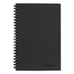 Wirebound Guided Business Notebook, QuickNotes List-Management Format, Dark Gray Linen Cover, (80) 8 x 5 Sheets