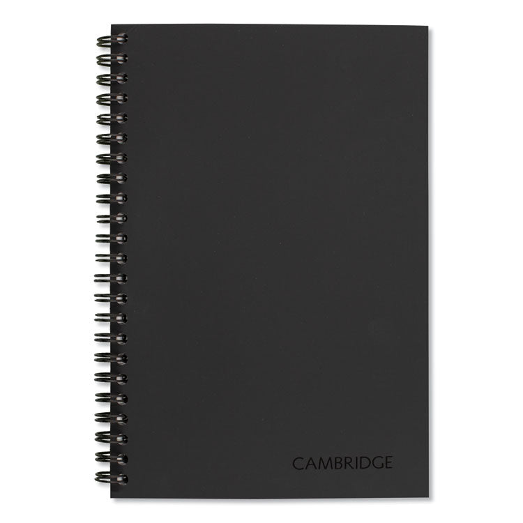 Wirebound Guided Business Notebook, QuickNotes List-Management Format, Dark Gray Linen Cover, (80) 8 x 5 Sheets