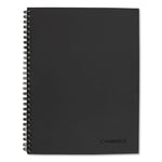 Wirebound Guided Business Notebook, Action Planner Project-Management Format, Dark Gray Cover, (80) 9.5 x 7.5 Sheets
