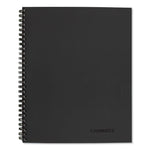 Wirebound Guided Business Notebook, QuickNotes List-Management Format, Dark Gray Linen Cover, (80) 11 x 8.5 Sheets