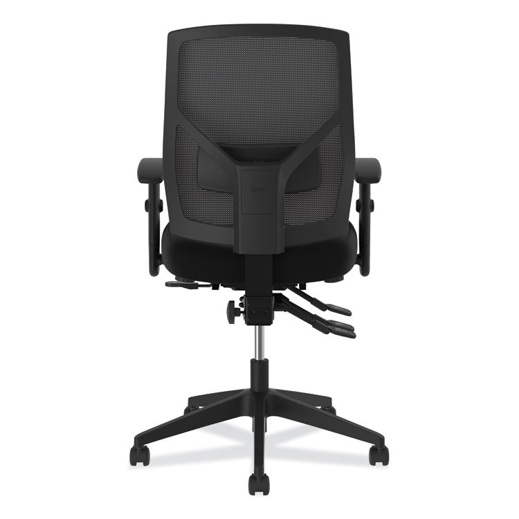 Crio High-Back Task Chair With Asynchronous Control, Supports Up To 250 Lb, 18" To 22" Seat Height, Black