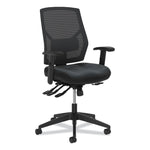 Crio High-Back Task Chair With Asynchronous Control, Supports Up To 250 Lb, 18" To 22" Seat Height, Black