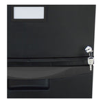 Single-Drawer Mobile Filing Cabinet, 1 Legal/letter-Size File Drawer, Black, 14.75" X 18.25" X 12.75"