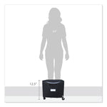 Single-Drawer Mobile Filing Cabinet, 1 Legal/letter-Size File Drawer, Black, 14.75" X 18.25" X 12.75"