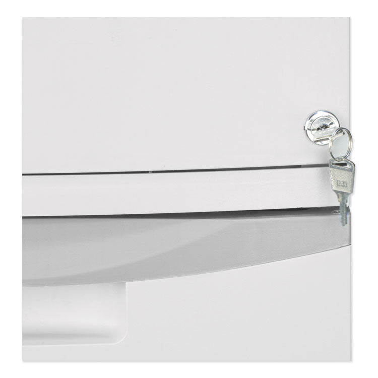 Two-Drawer Mobile Filing Cabinet, 2 Legal/letter-Size File Drawers, Gray, 14.75" X 18.25" X 26"