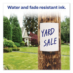 Marks A Lot Regular Desk-Style Permanent Marker, Broad Chisel Tip, Blue, Dozen (7886)