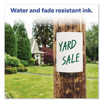 Marks A Lot Regular Desk-Style Permanent Marker, Broad Chisel Tip, Green, Dozen (7885)