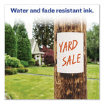 Marks A Lot Large Desk-Style Permanent Marker, Broad Chisel Tip, Orange, Dozen (8883)