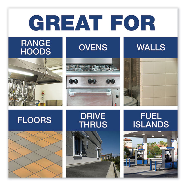 Heavy Duty Degreaser Spray, 32 oz Bottles, 6 Bottles and 2 Trigger Sprayers/Carton