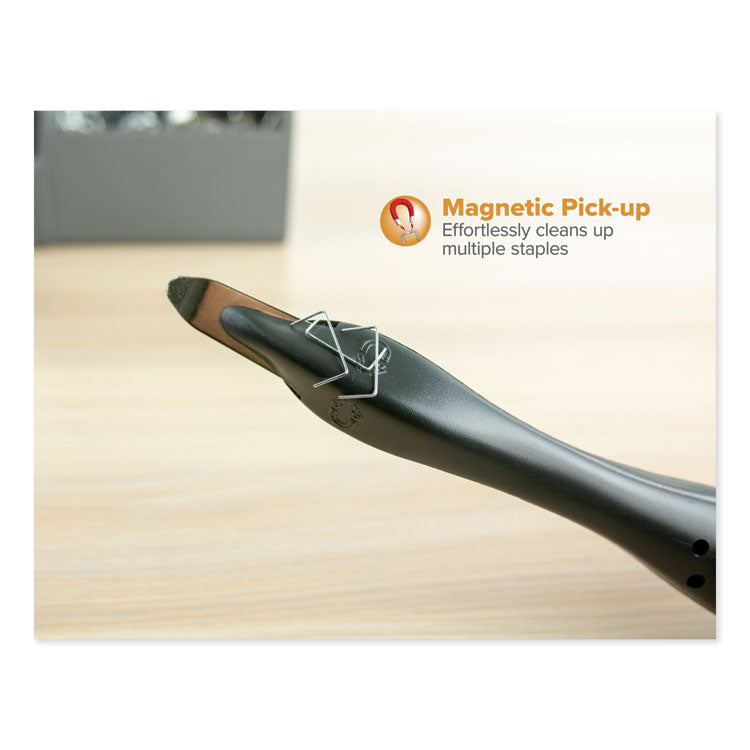 Professional Magnetic Push-Style Staple Remover, Black