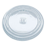 Portion Cup Lids, Fits 3.25 oz to 5.5 oz Portion Cups, Plastic, Clear, 2,500/Carton
