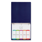 Customizable TOC Ready Index Multicolor Tab Dividers, 5-Tab, 1 to 5, 11 x 8.5, White, Contemporary Color Tabs, 1 Set