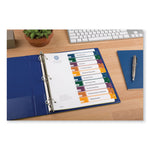 Customizable Table Of Contents Ready Index Dividers With Multicolor Tabs, 10-Tab, 1 To 10, 11 X 8.5, Translucent, 1 Set