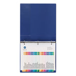 Customizable TOC Ready Index Multicolor Tab Dividers, 31-Tab, 1 to 31, 11 x 8.5, White, Traditional Color Tabs, 1 Set