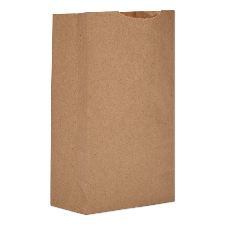 Grocery Paper Bags, 3# Size, Extra-Heavy-Duty, 50# Basis Weight, 4.74" x 2.91" x 8.66", Kraft, 500/Bundle