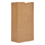 Grocery Paper Bags, 20# Size, 40# Basis Weight, 8.25" x 5.25" x 16.13", Kraft, 500/Bundle