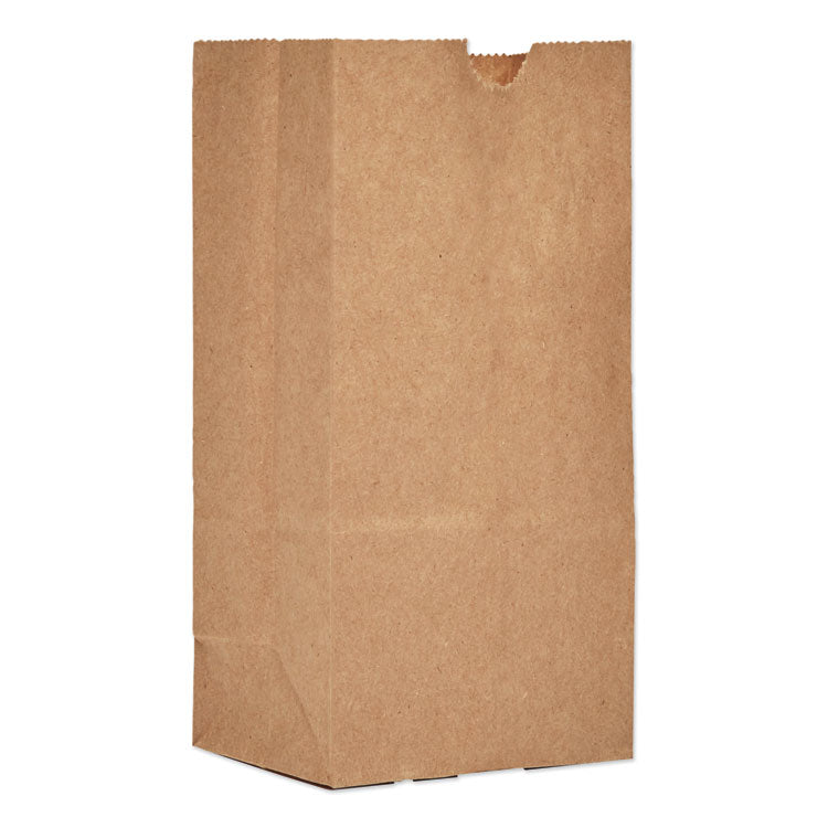 Grocery Paper Bags, 1# Size, 30# Basis Weight, 3.5" x 2.25" x 6.63", Kraft, 500/Bundle