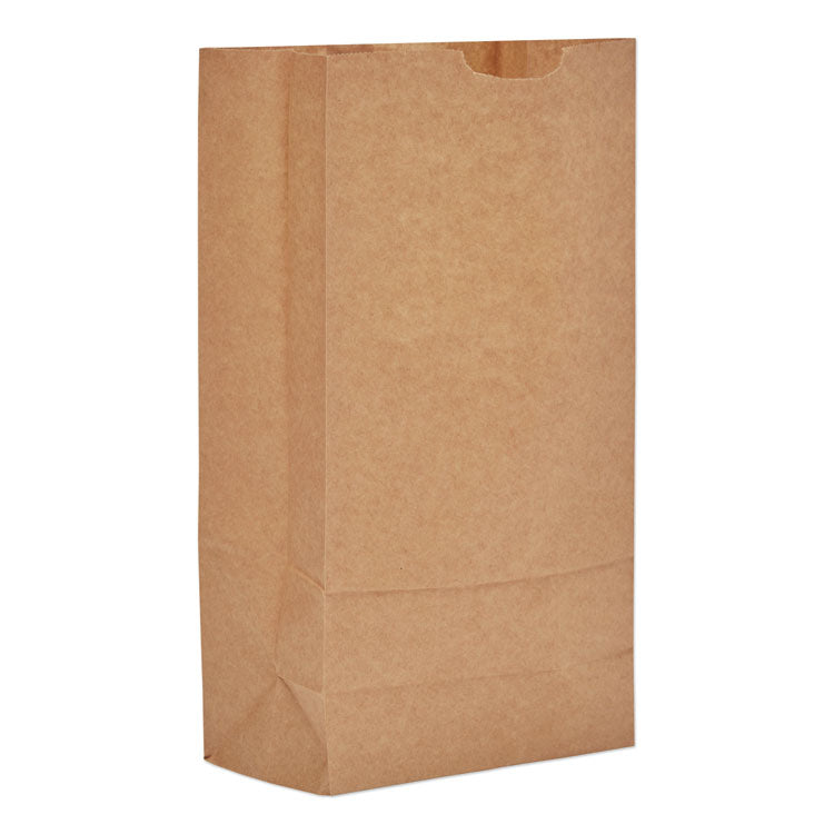 Grocery Paper Bags, 10# Size, 35# Basis Weight, 7" x 4.38" x 13.75", Kraft, 2,000/Bundle