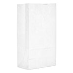 Grocery Paper Bags, 12# Size, 40# Basis Weight, 7" x 4.38" x 13.75", White, 500/Bundle